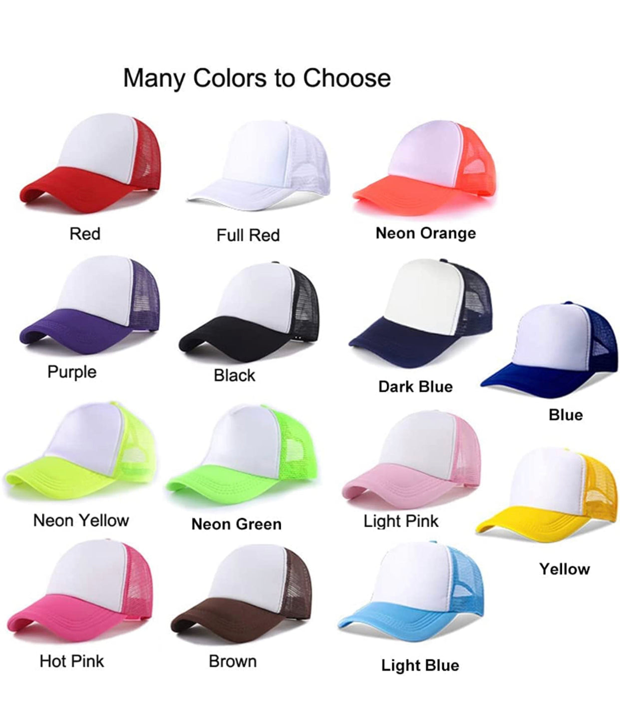 Chenille Trucker Hat