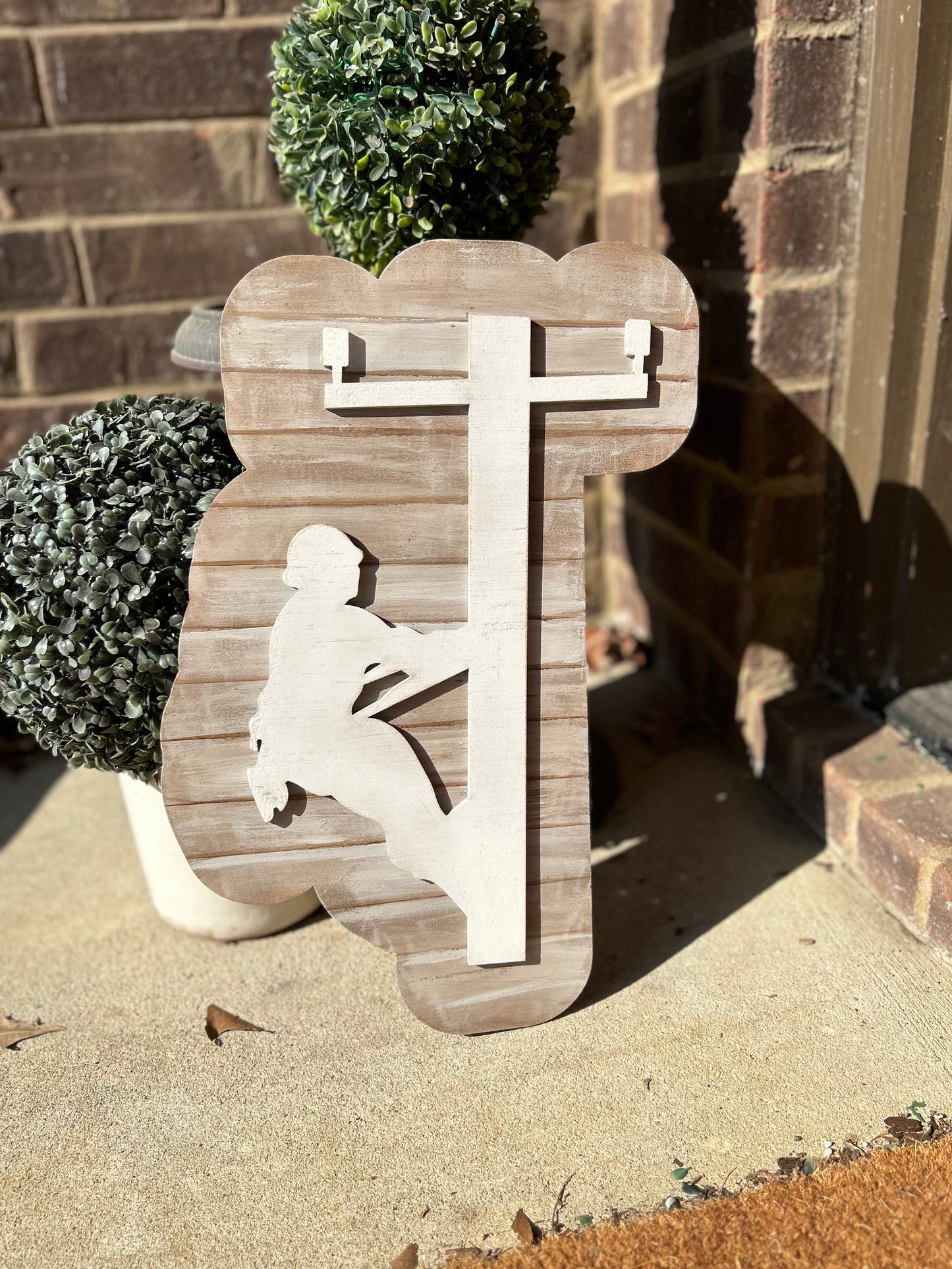 Custom Lineman Door hanger