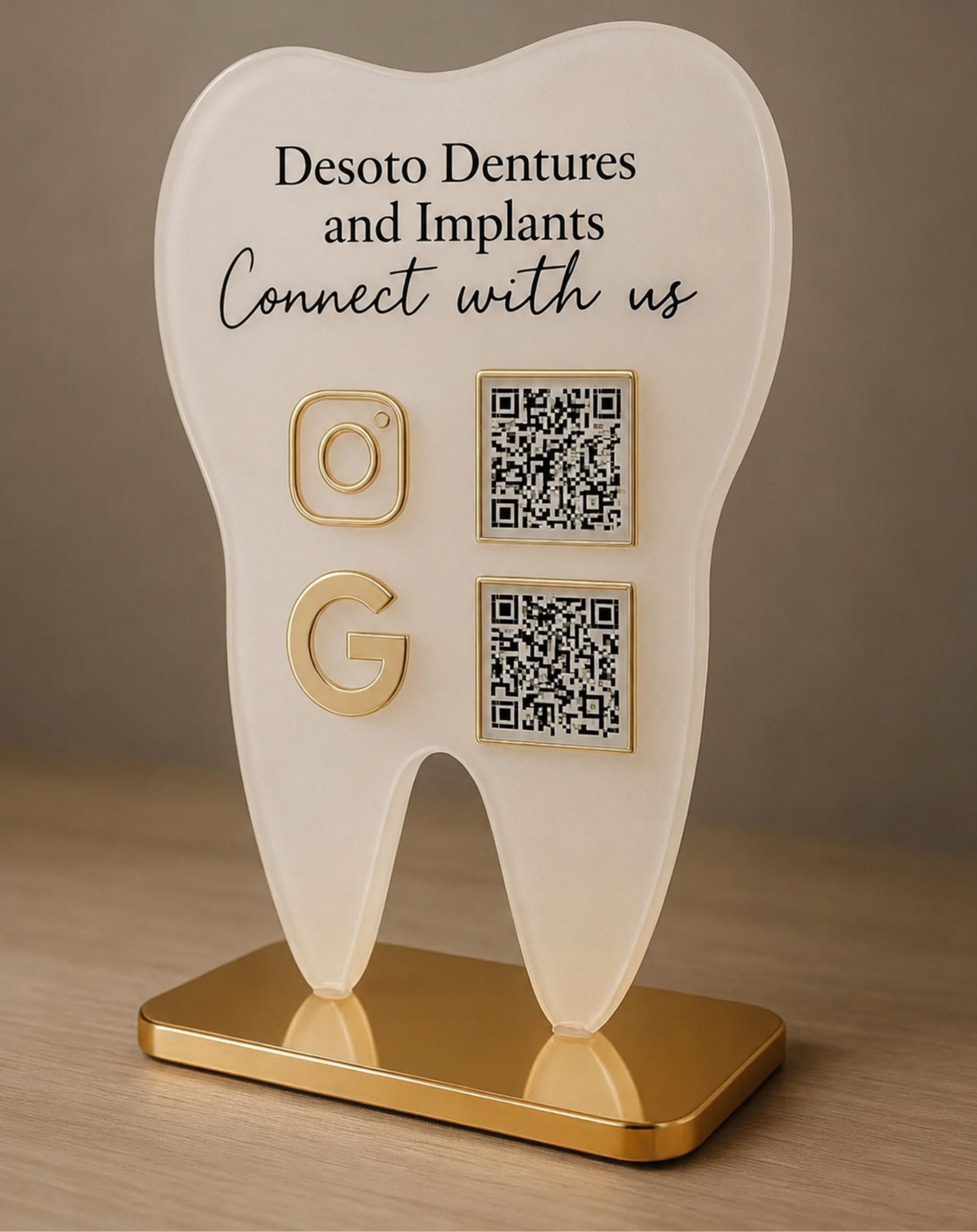 Custom QR Code Sign | Scan for Menu, Reviews & Social Signage