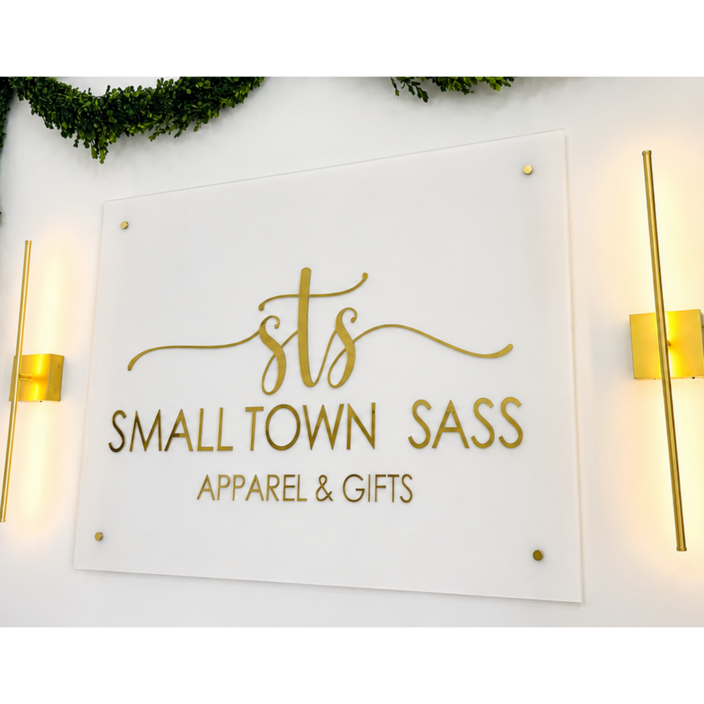 Custom Business Wall Sign | Acrylic Storefront & Office Signage